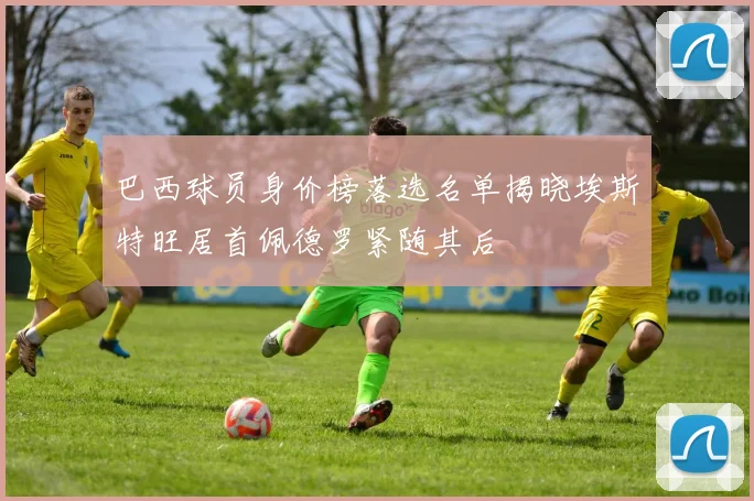 巴西球员身价榜落选名单揭晓埃斯特旺居首佩德罗紧随其后